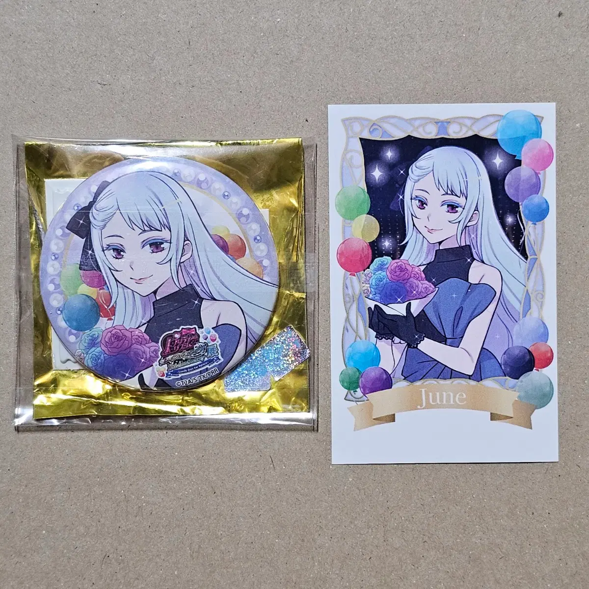 일괄) 프리티리듬 레인보우라이브 10주년 전시회 파샤 카드 캔뱃지 쥬네 신비 꿈의 라이브 프리즘스톤 꿈라프 레라