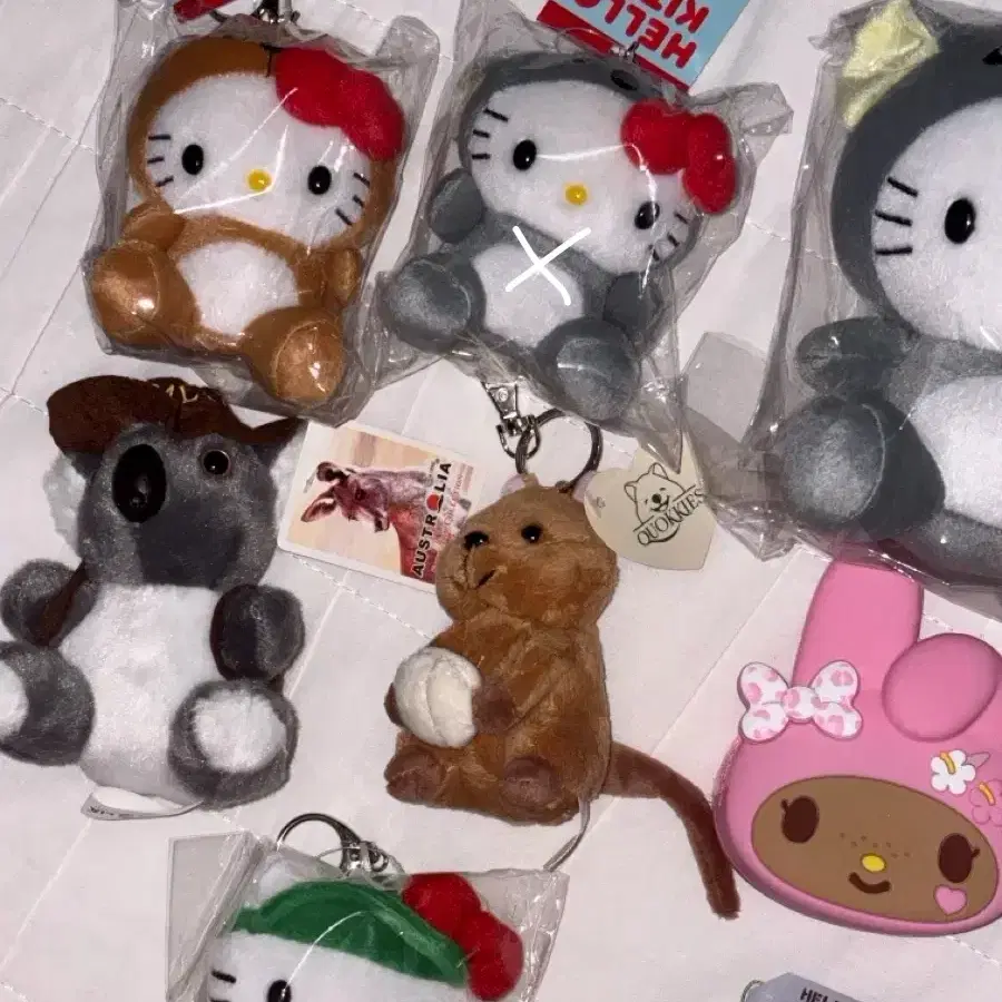 새상품 호주 한정판 코알라키티 캥거루키티 재고 소량 마이멜로디파우치 키링