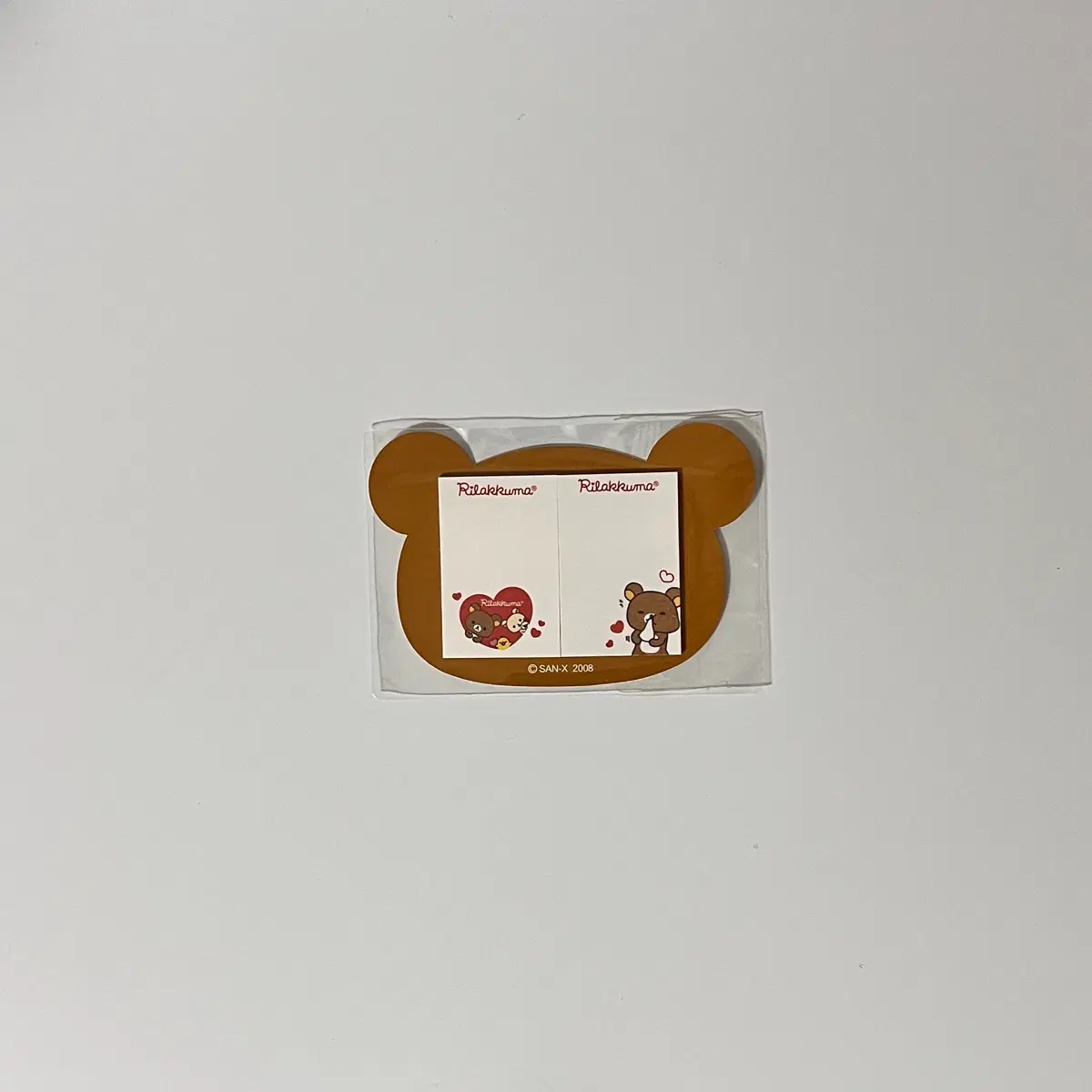 2008 고전 빈티지 리락쿠마 메모지 포스트잇 다이컷 문구 다꾸 희귀 레어 키덜트 키이로 코리락