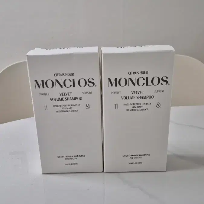 (새상품) 몽클로스 벨벳 볼륨샴푸500ml 3개