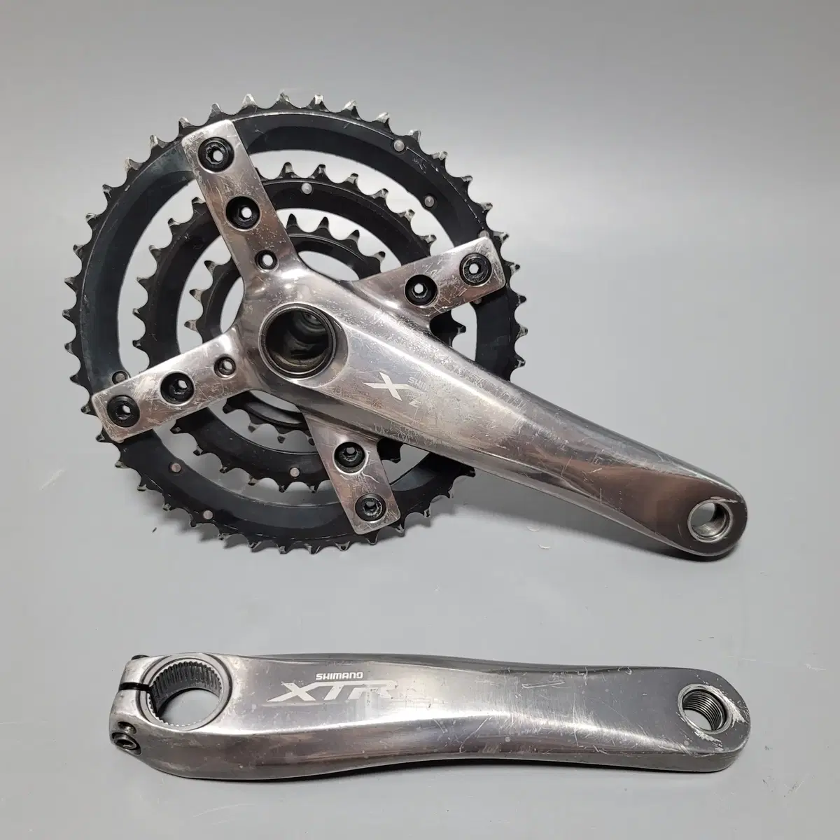 MTB 시마노 XTR FC-M960 3단 크랭크**44-32-24 175 (3)