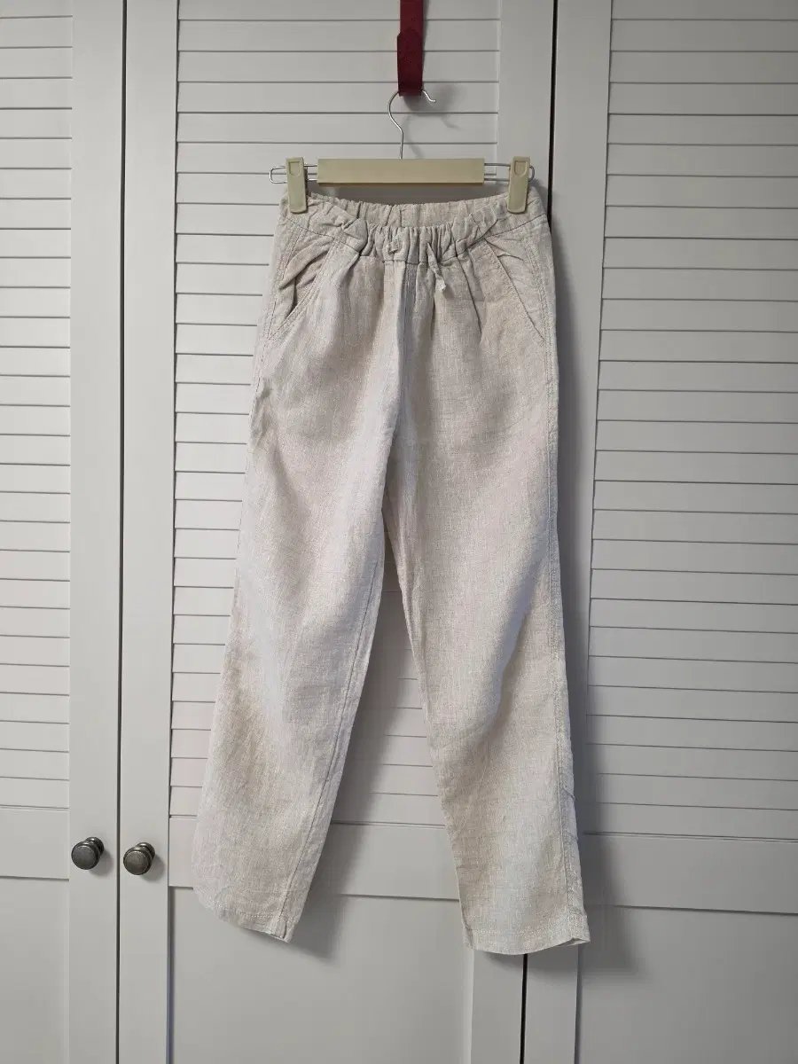 H&M 린넨 팬츠 베이지 9~10세