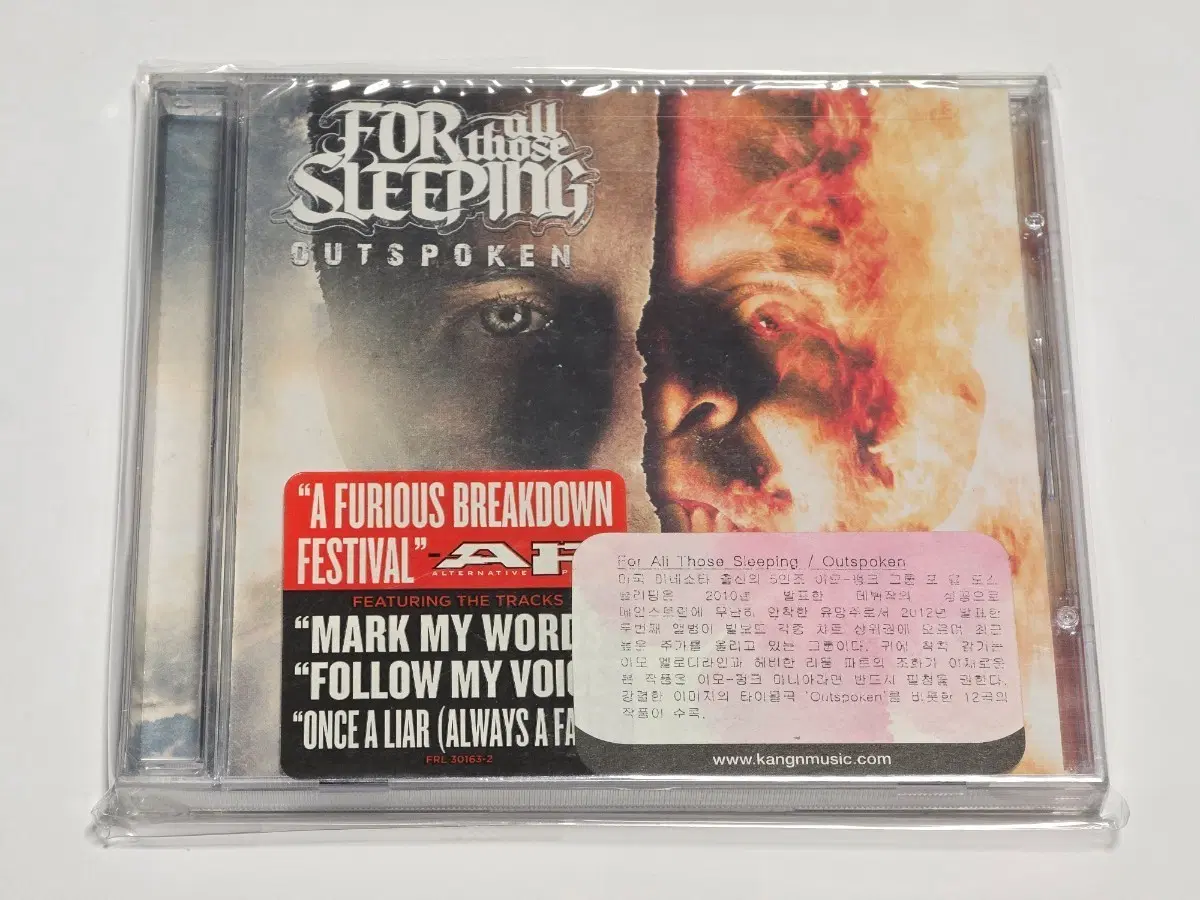 [미개봉 CD] For All Those Sleeping - Outspoken (2집)
