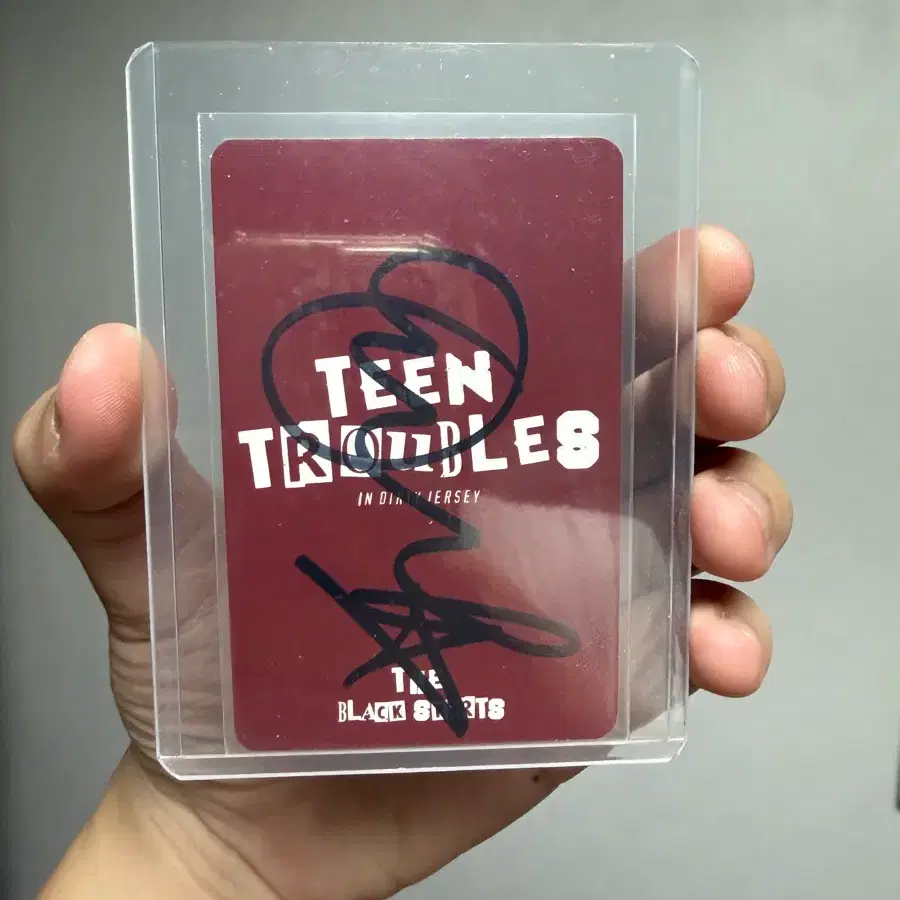 검정치마 조휴일 싸인 사인 포토 카드 포카 판매합니다