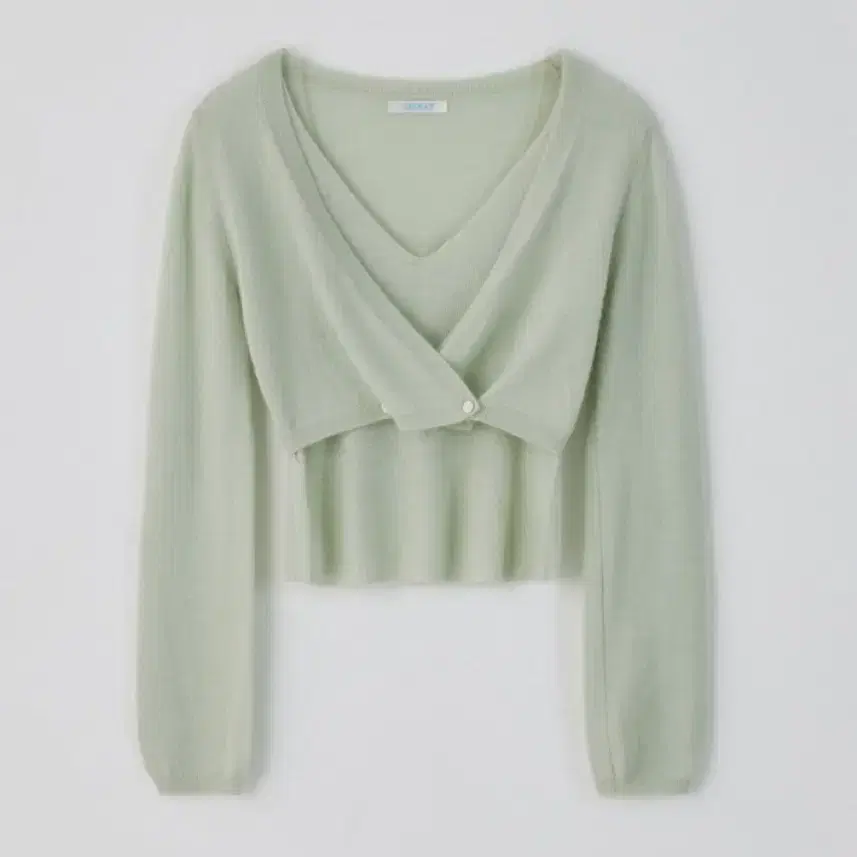 타낫 리세 셋업 가디건 Lisse sleeve set up cardigan (mint)