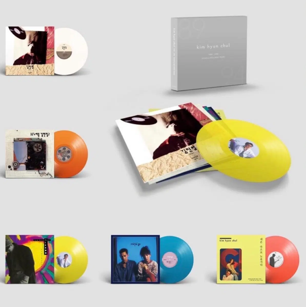 김현철 1~3집, 그대안의블루OST 등 컬러 5LP