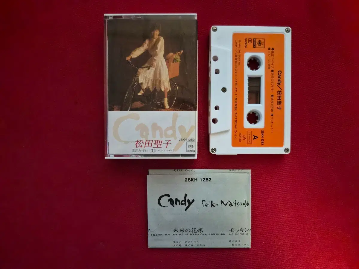 마츠다세이코 명반 6집 CANDY 카세트 테이프