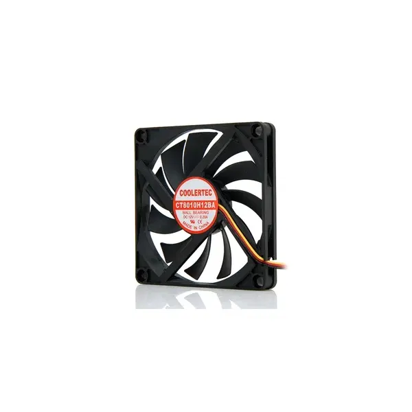 12V 슬림 3핀 80mm 컴퓨터용 쿨링팬 블랙
