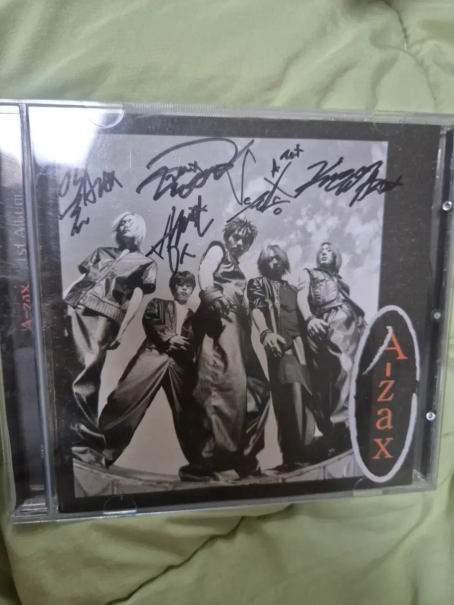 A-zax 1집 앨범 친필 사인 CD