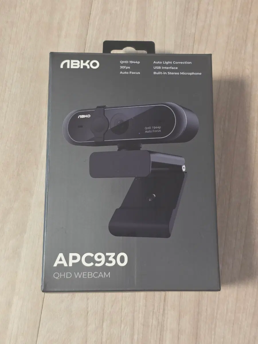 (미개봉) 앱코 APC930 QHD 웹캠