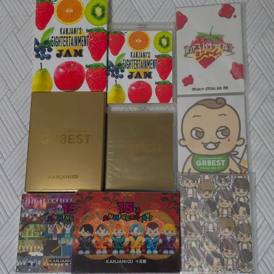 [에눌 가능] 칸쟈니8 슈퍼에이트 블루레이 DVD 일괄 판매 양도 JAM/GR8EST/쥬고사이/리라이브