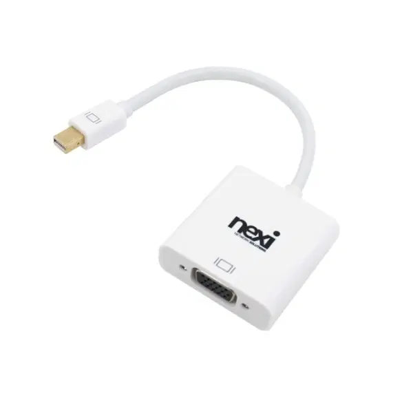 Mini DP to VGA 무전원 영상 컨버터 화이트