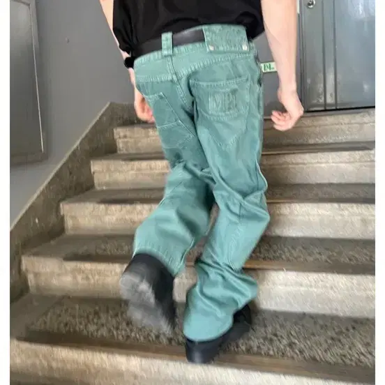 플프 MPa CALF POCKET PANTS (EMERALD) M