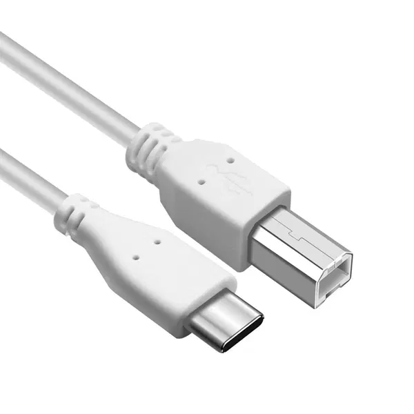 USB C타입 to B타입 프린터연결 케이블 2m 화이트