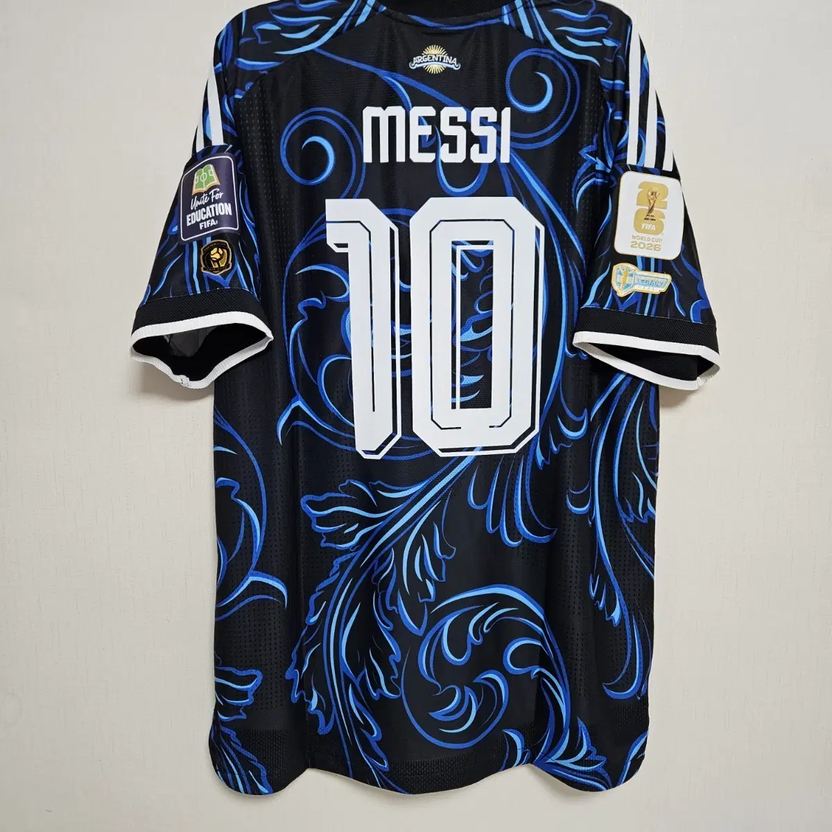 [국내2XL]26-27 아르헨티나 어센틱 어웨이 리오넬 메시 북중미 월드컵 잉글랜드전 유니폼