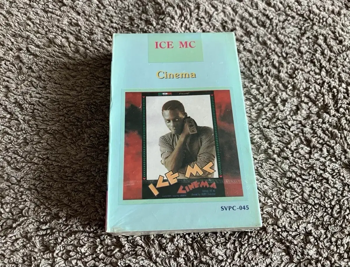 90년대 영국의 래퍼 ICE MC 아이스 엠씨 정규 1집 Cinema 앨범 국내 라이센스 미개봉 카세트테이프 유로댄스