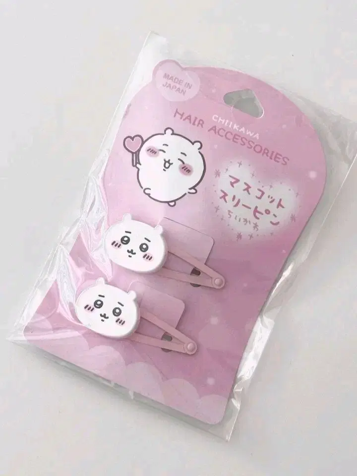 치이카와 헤어핀 앞머리핀 일본정품 똑딱핀 우사기 모몽가