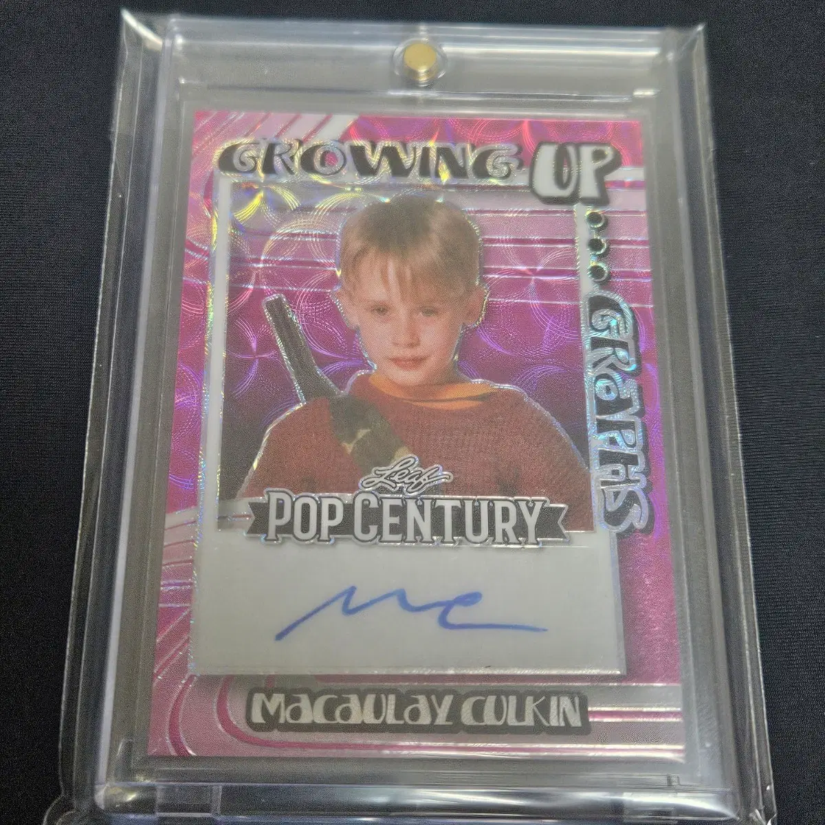 나홀로 집에 맥컬리 컬킨 친필 싸인 1/1 Leaf Pop Century Auto Card 오토 카드