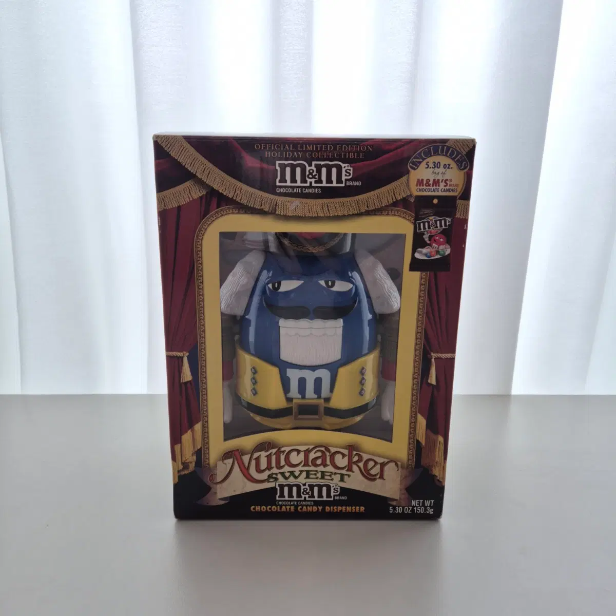 M&M's Nutcracker Sweet BLUE 빈티지 디스펜서