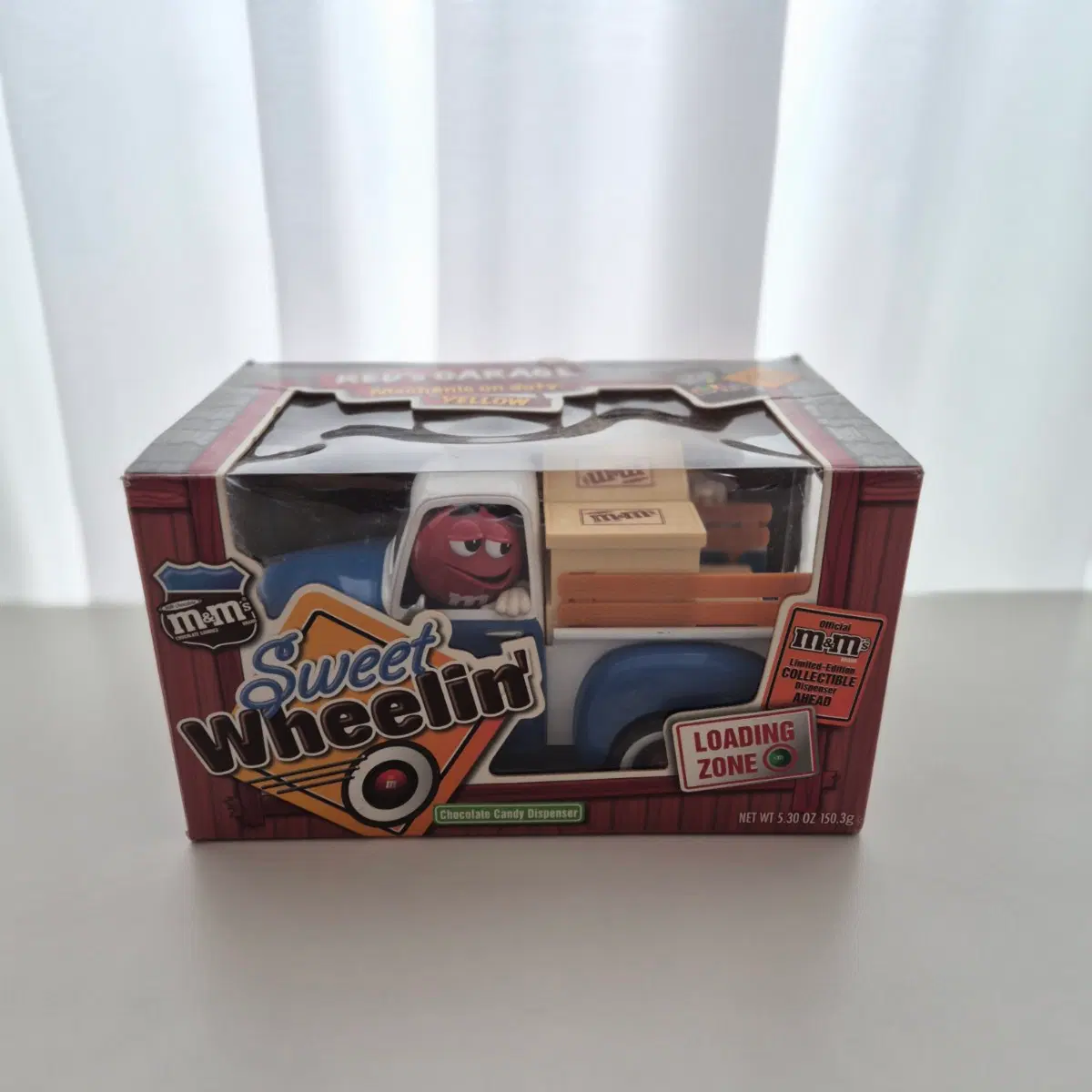 M&M's Sweet Wheelin' 빈티지 디스펜서