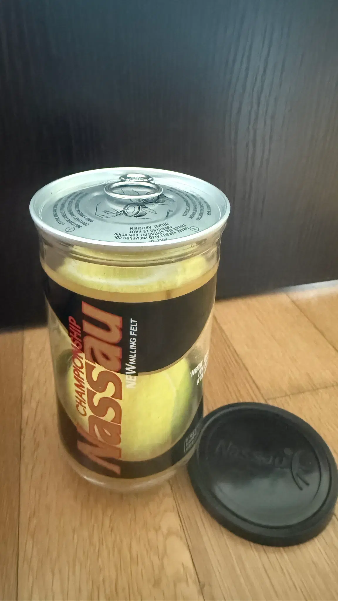 낫소 / 만일 테니스공 캔 (미사용)