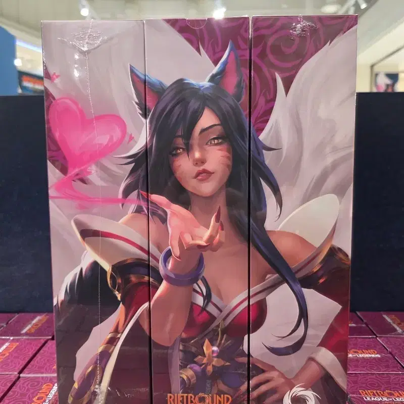 공식 리프트바운드 오리진 한국 아리 플레이매트 리그 오브 레전드 롤카드 데스크매트 riftbound origins ahri card play Playmat deskpad