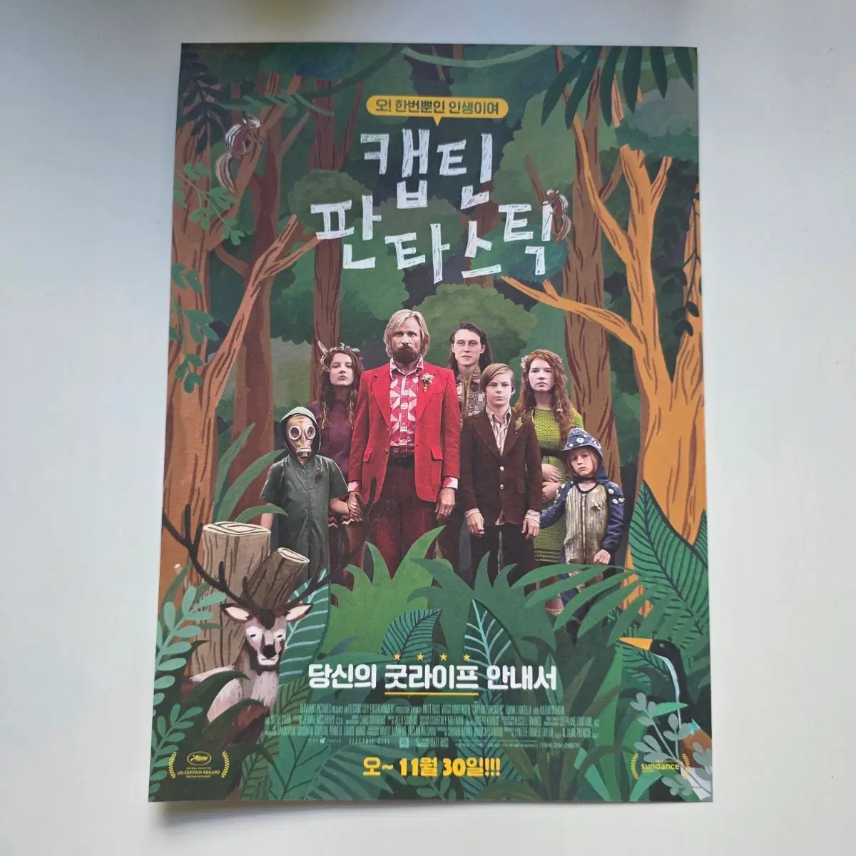 [전단지] 캡틴 판타스틱 2016 영화 포스터