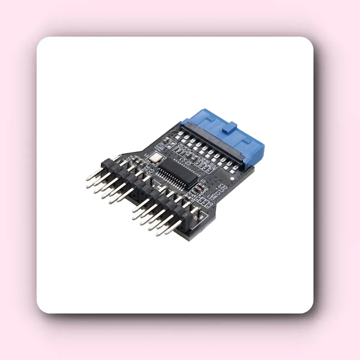 [딜러직판가/새상품]USB 3.0 19핀 to USB 2.0 9핀 2포트 변환젠더 컴퓨터 내부 메인보드