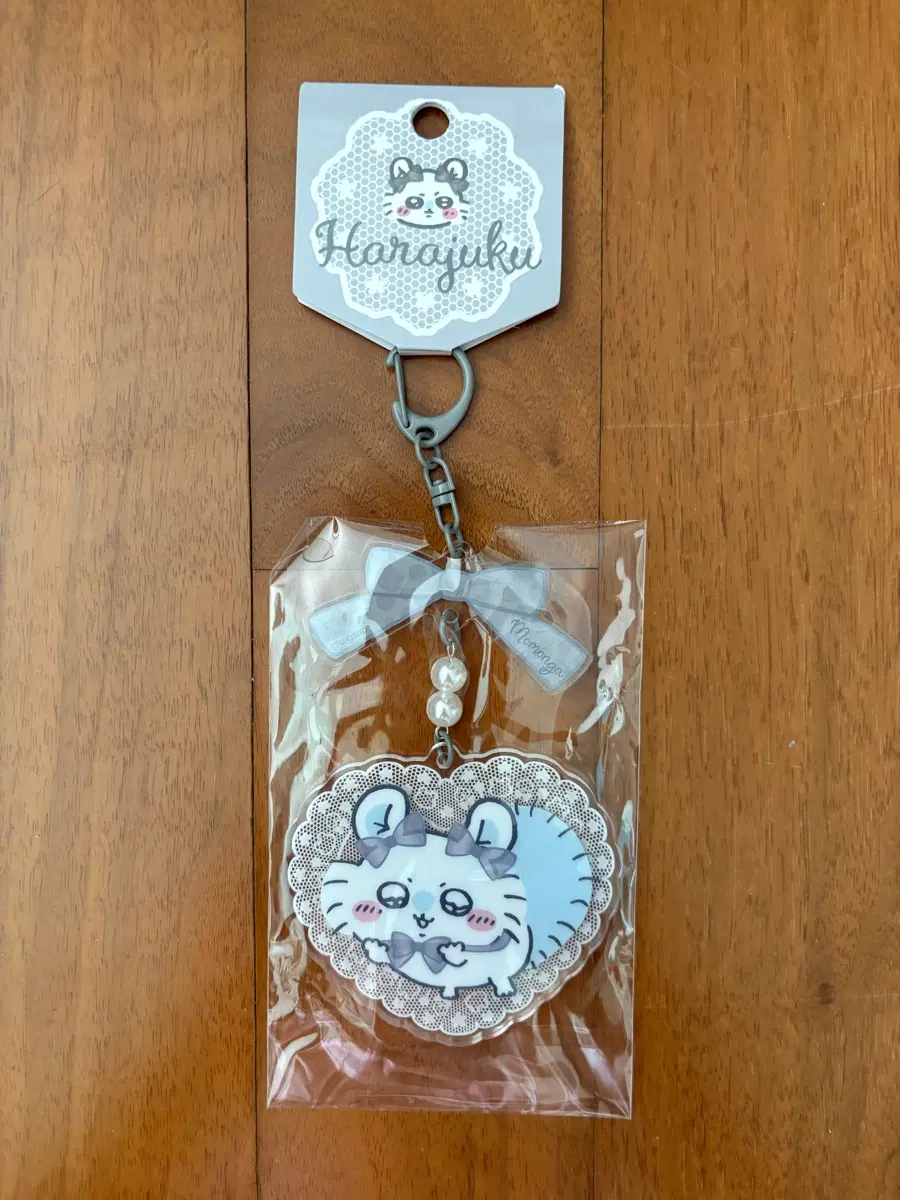 치이카와 하라주쿠 한정 Go! HARAJUKU 리본 모몽가 아크릴 키홀더