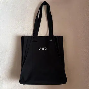 UN3D. 오리가미 플리츠 토트 블랙