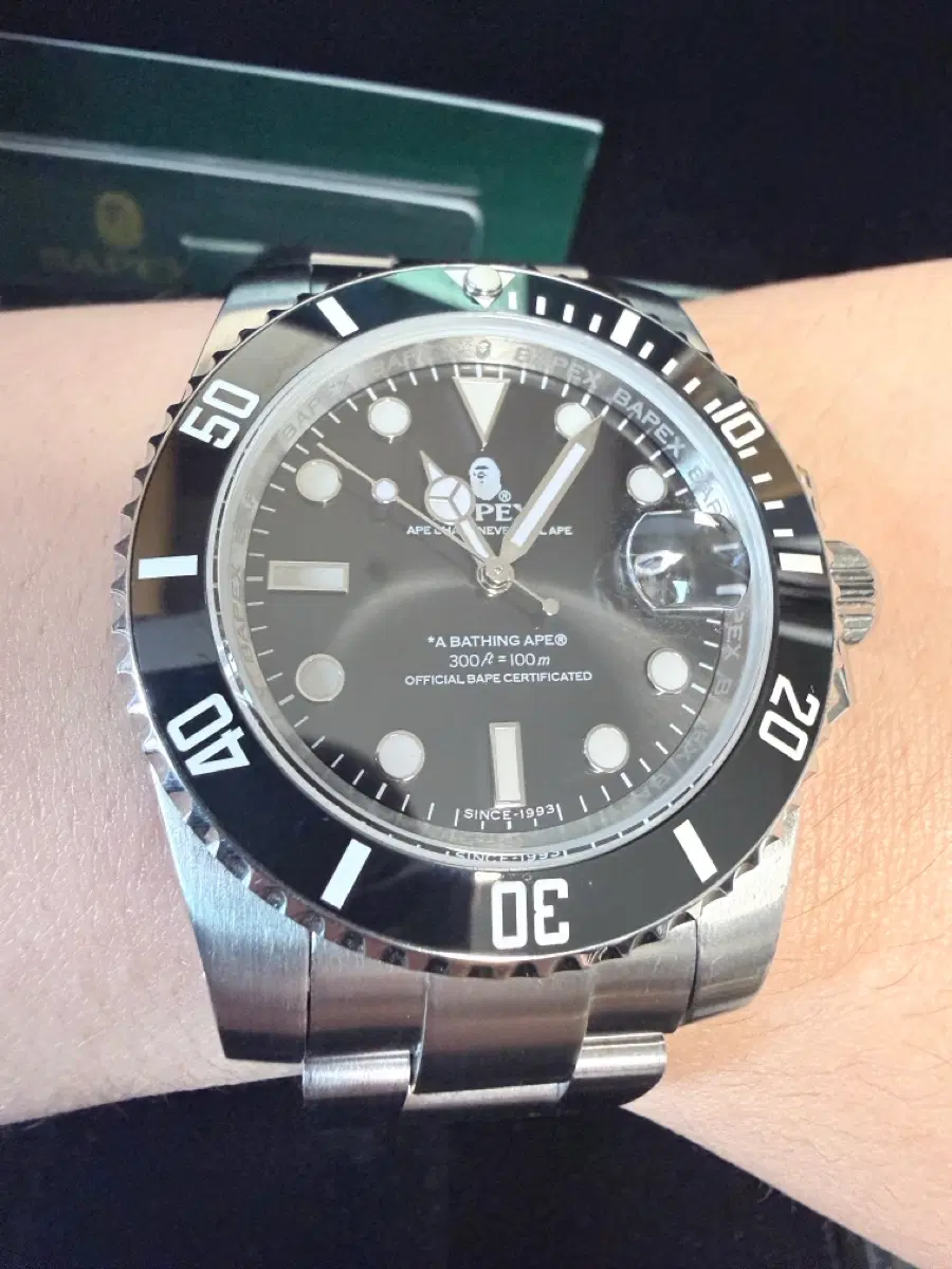 베이펙스 Bapex 서브마리너 type1 블랙