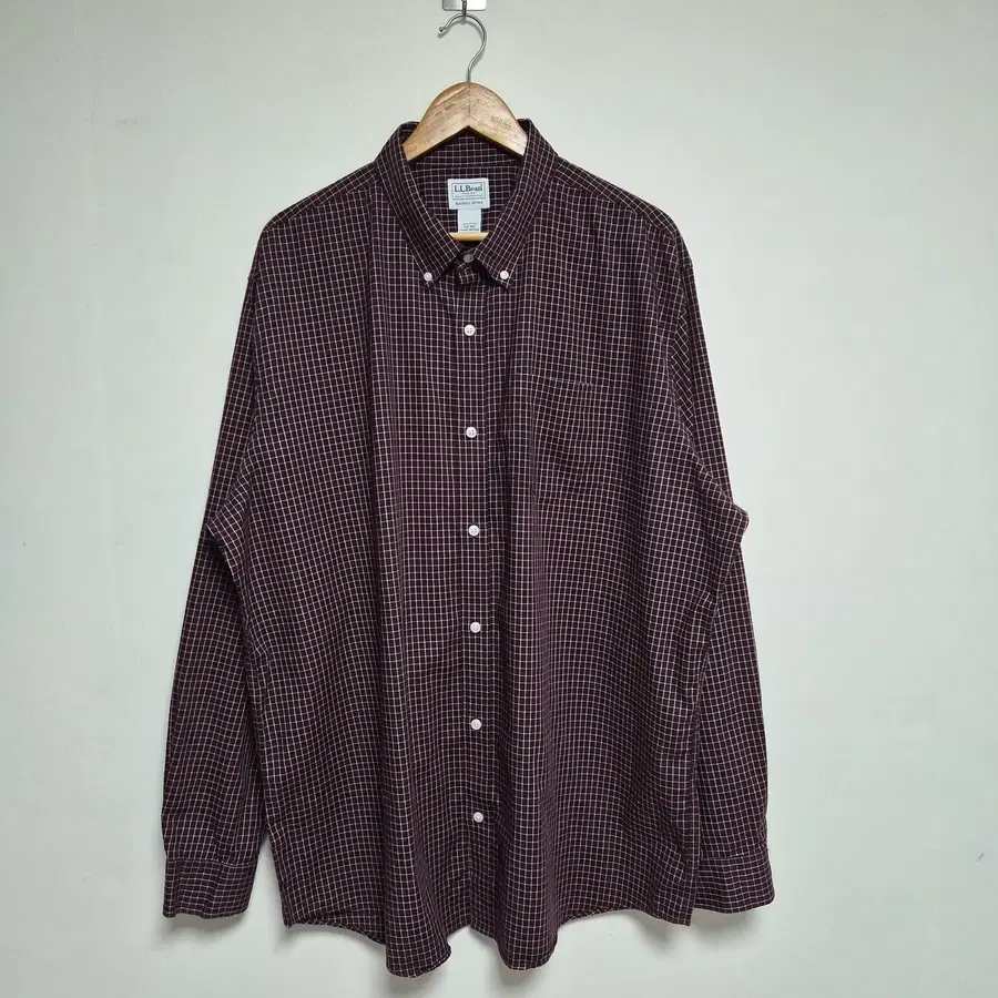 엘엘빈LLBean 체크 코튼 셔츠 2XL - S506