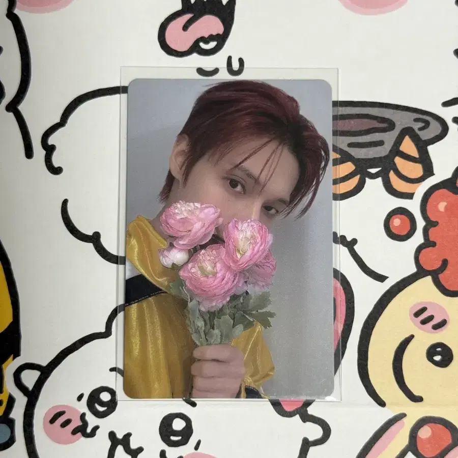 에이티즈 ateez 우영 애니티즈 포카