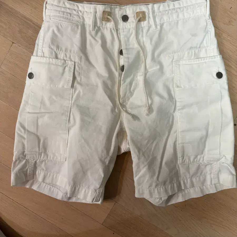 rrl 립스탑 카고 쇼츠 반바지 화이트 30사이즈
