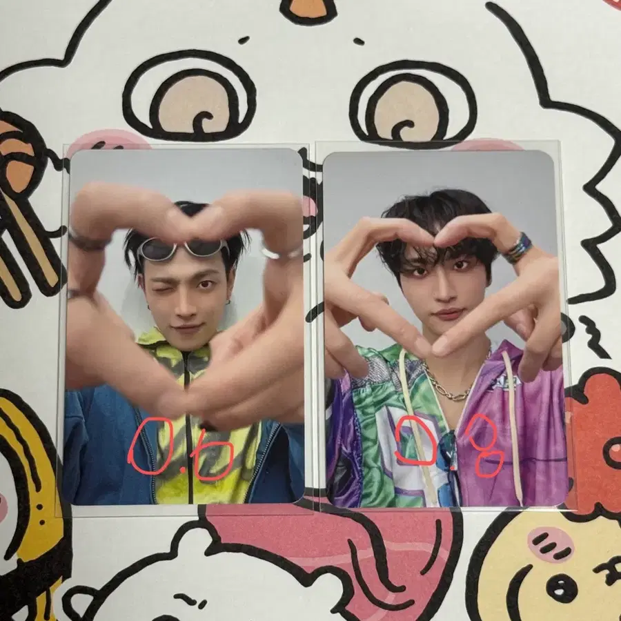 에이티즈 ateez 성화 홍중 애니티즈 팝업 포카