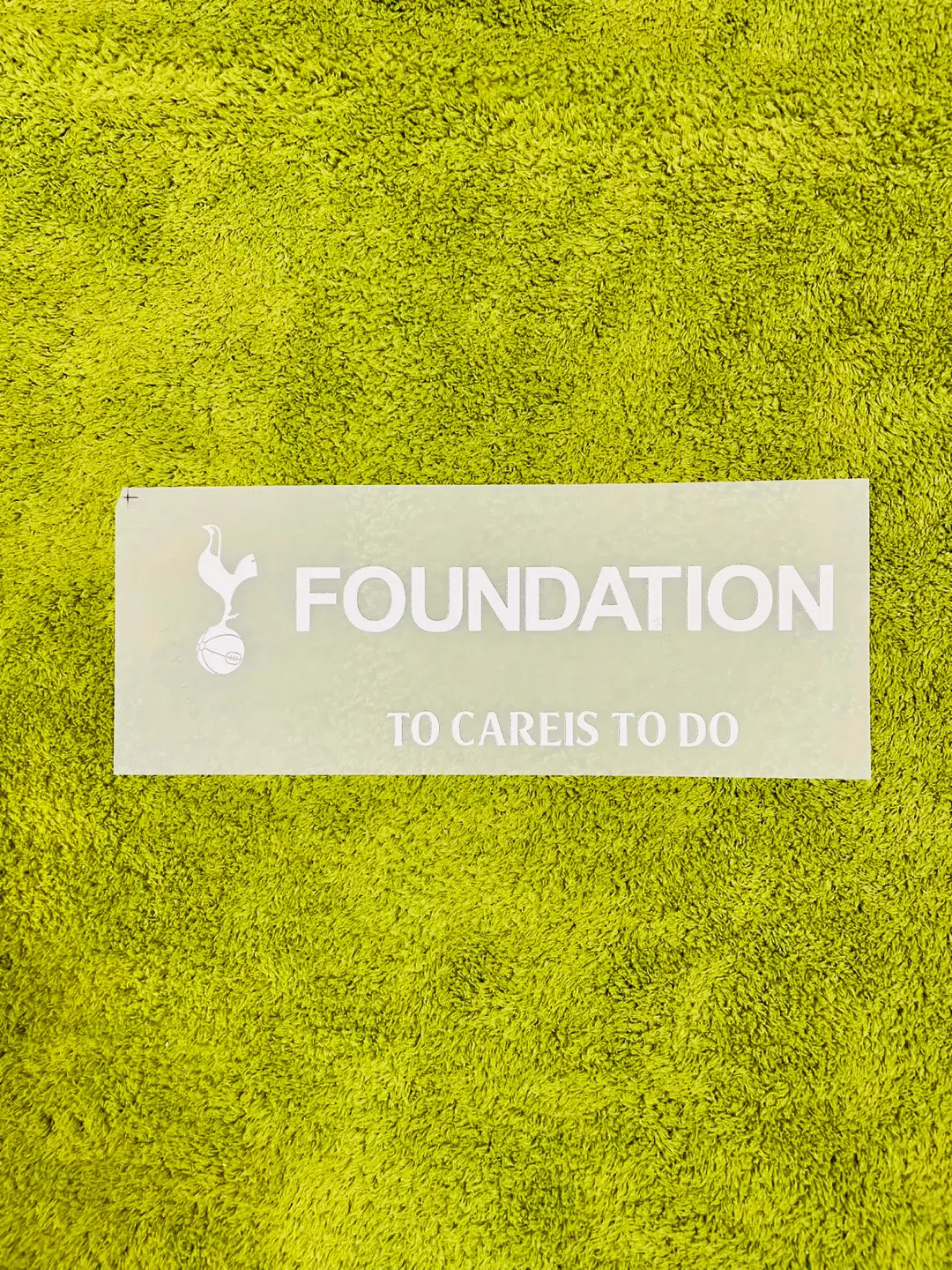 25-26 토트넘 Foundation 후면 스폰서 패치 화이트 챔스 유니폼