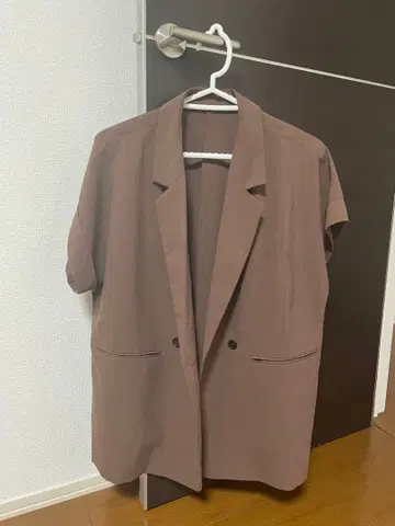 그린 라벨 릴랙싱 에어 시카 하프 슬리브 자켓 브라운