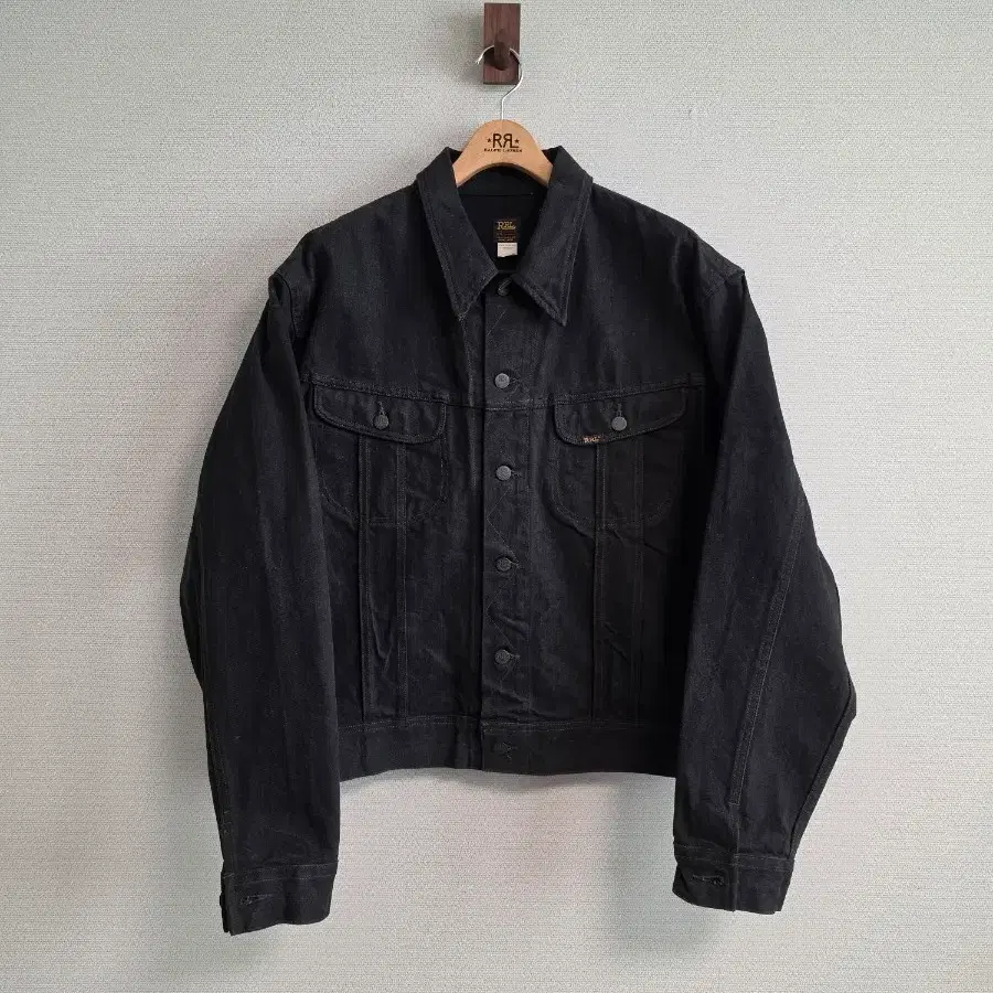 RRL 더블알엘 LOT 271 블랙 데님 자켓 XXL