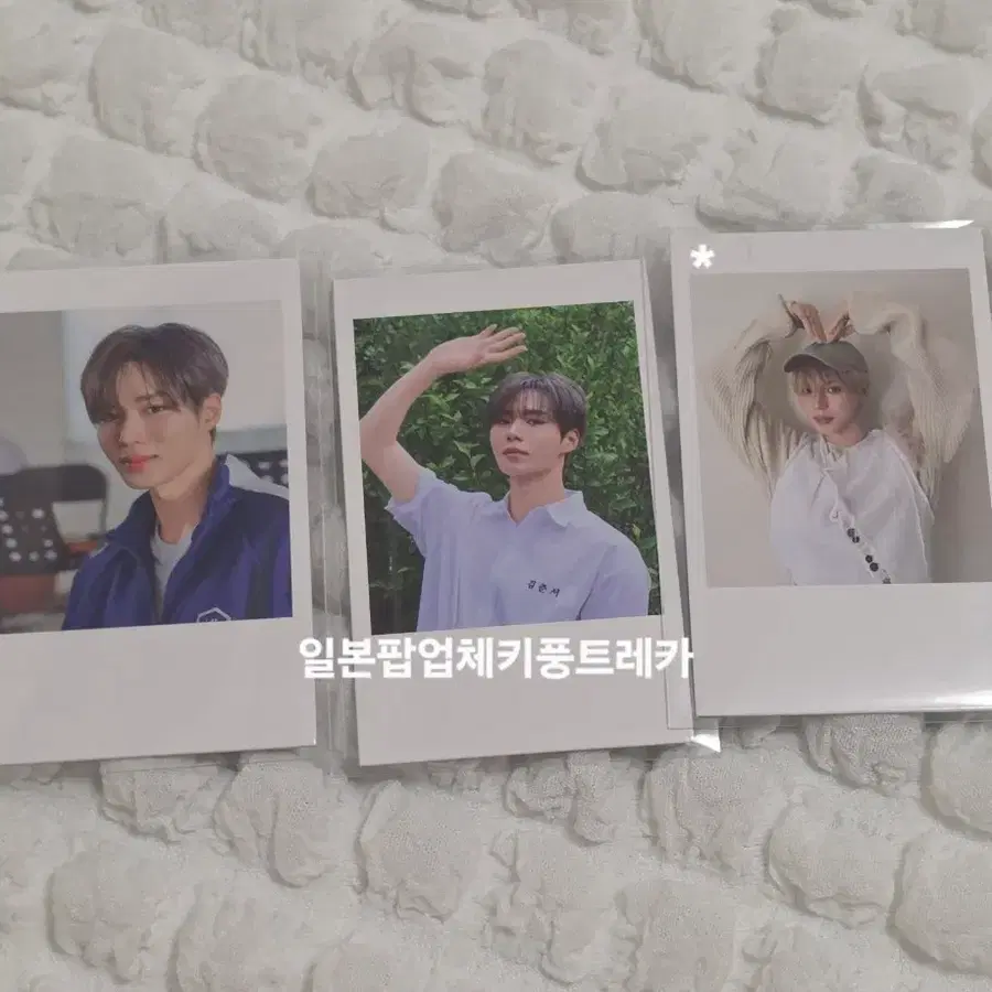 알디원 준서 일본 팝업 한정 트레카 3장 일괄
