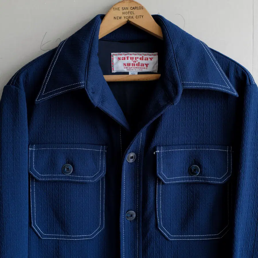 1970s Made In USA 맥그리거 Poly Double Knit Jacket