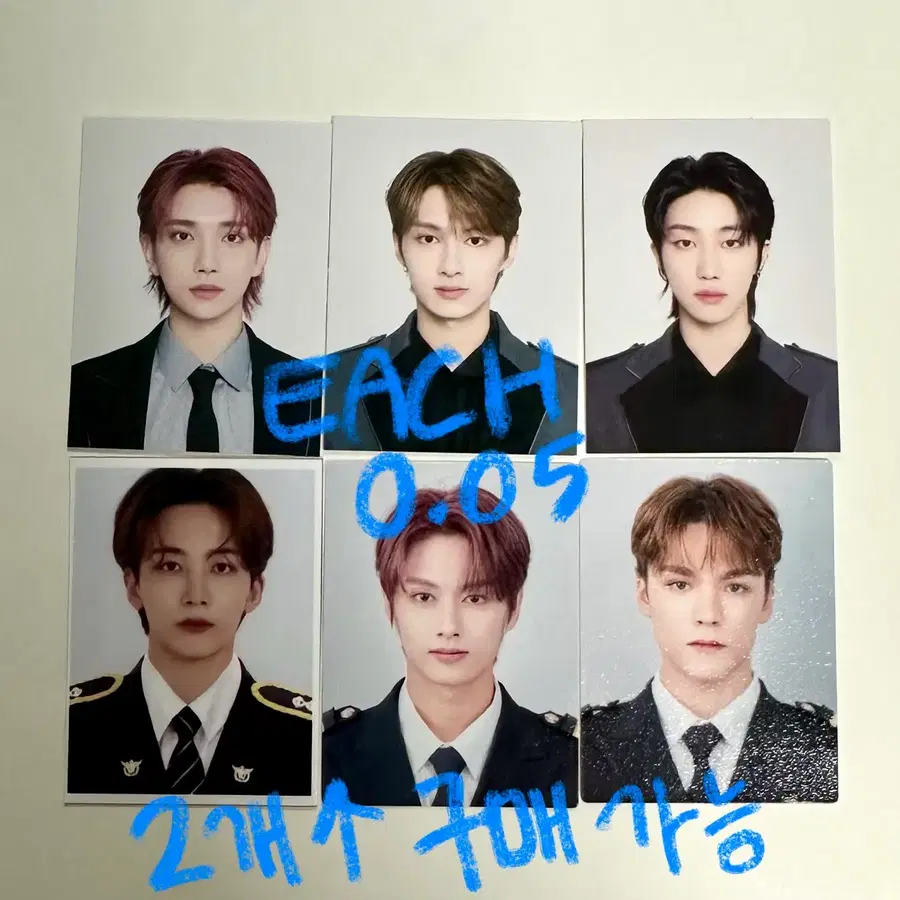 세븐틴 정한 준 조슈아 디에잇 버논 증명사진 증사 포카