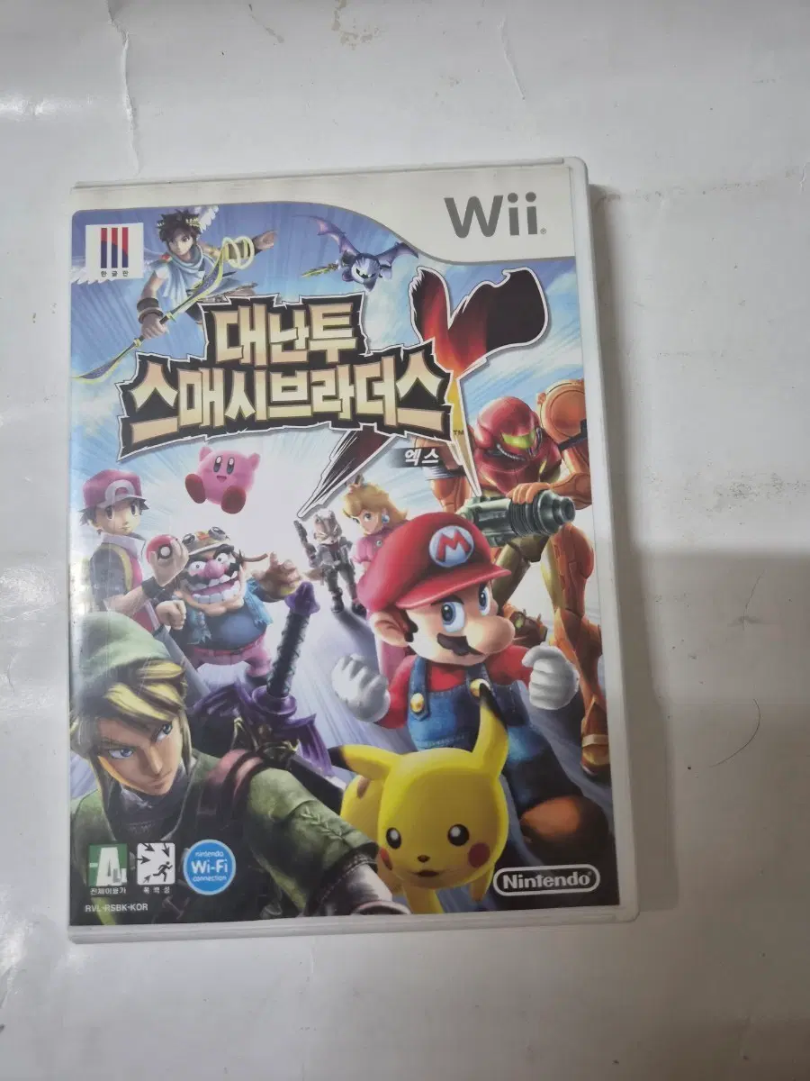 Wii 대난투 스매시브라더스 X 깨끗합니다