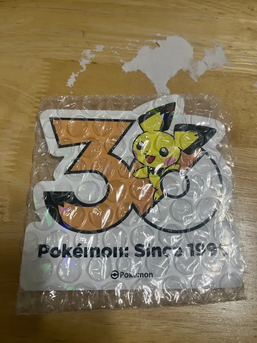 포켓몬 30주년 기념 스티커 피츄