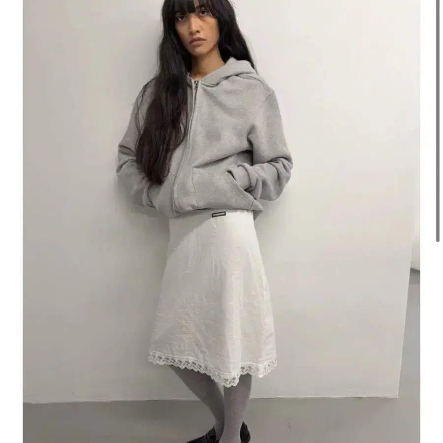 Attends Cotton skirt&tubetop 샵어텐즈 코튼스커트&튜브탑