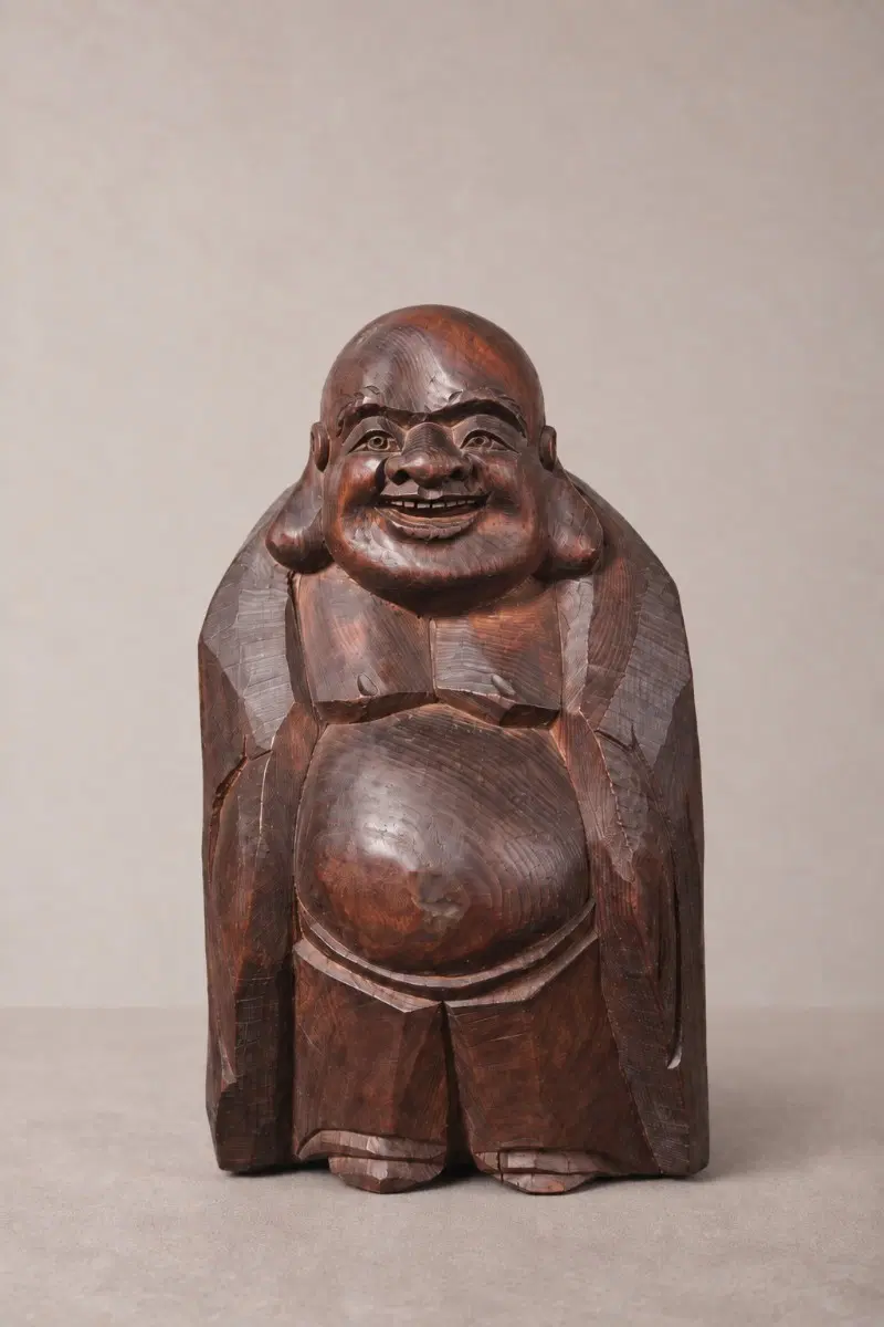 관솔 목조 포대화상