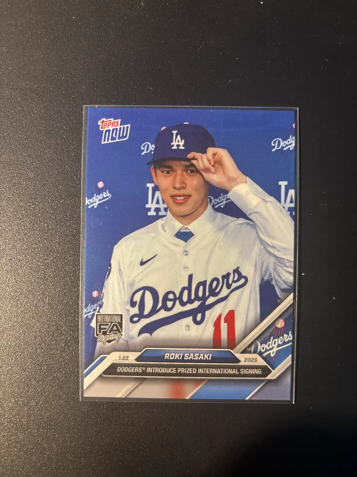 탑스 나우 MLB 로키 사사키 다저스 입단 루키 카드
