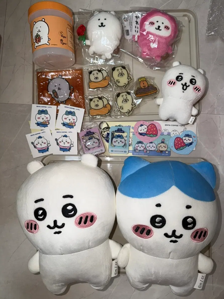 먼작귀 치이카와 하치와레 인형, 키링 농담곰 담곰이 파우치