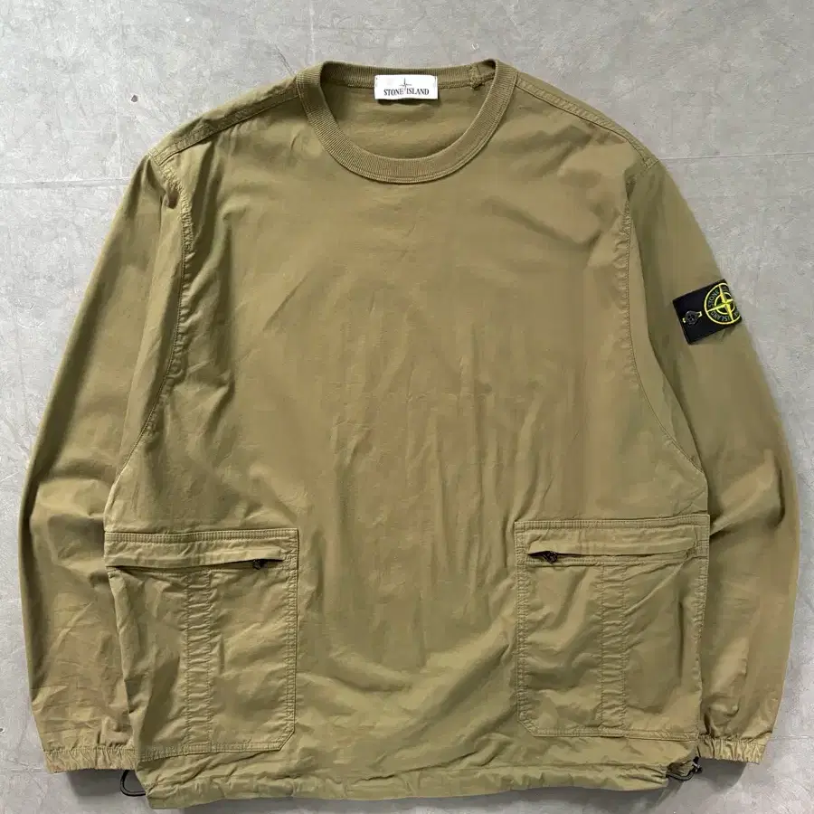 Stone Island 스톤아일랜드 코튼 트윌 와펜 오버 셔츠