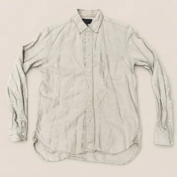 BEAMS PLUS 린넨 100% 긴팔 셔츠 S 일본제