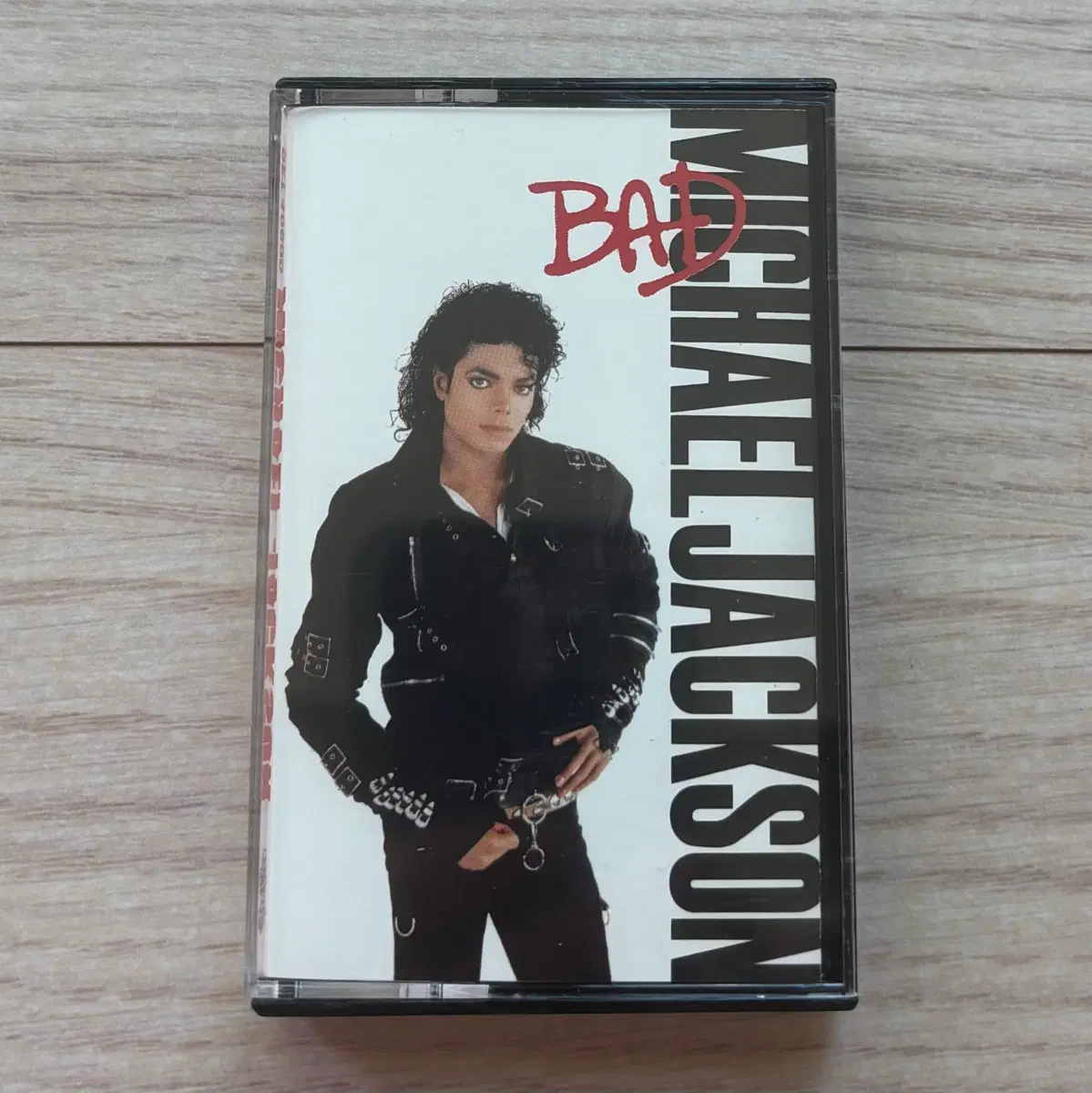 마이클 잭슨 MICHAEL JACKSON Bad 배드 카세트 테이프 미국 초판 앨범 음반